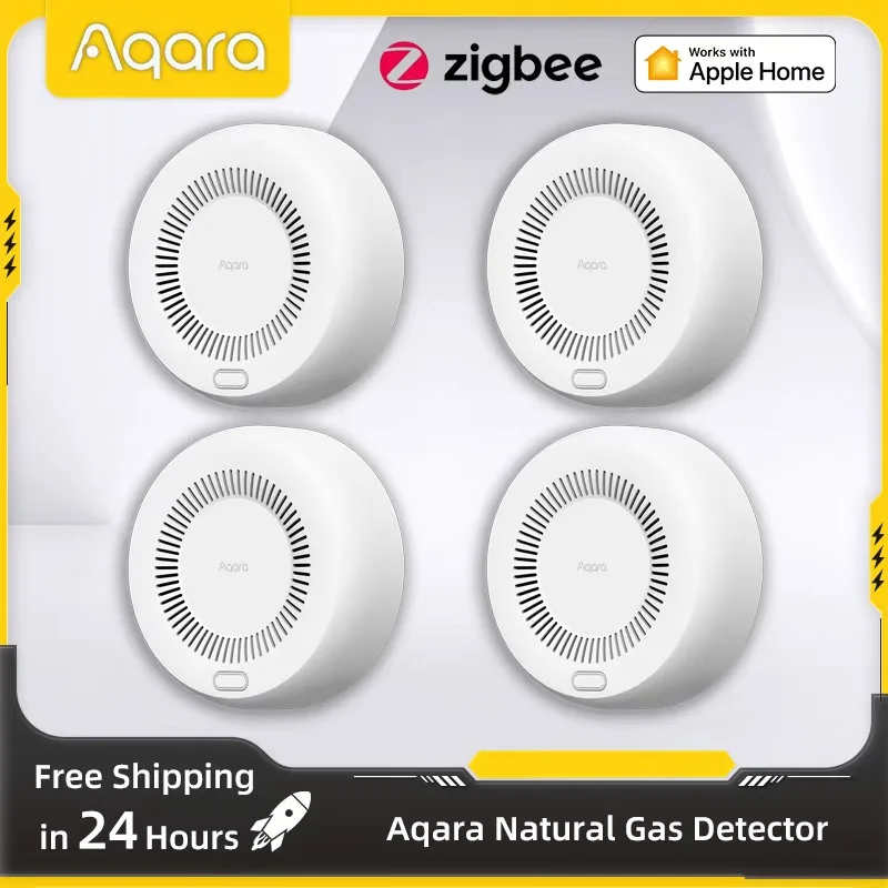 Home Security Xiaomi - Aqara-Detector de Gas Natural, alarma inteligente