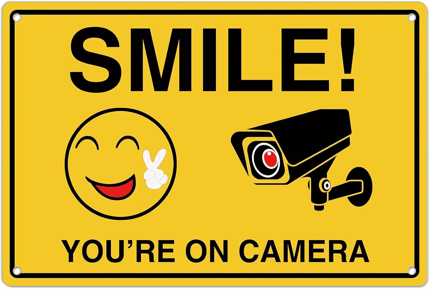 Home Security And Monitoring - Smile Youre On Letreros de cámara;