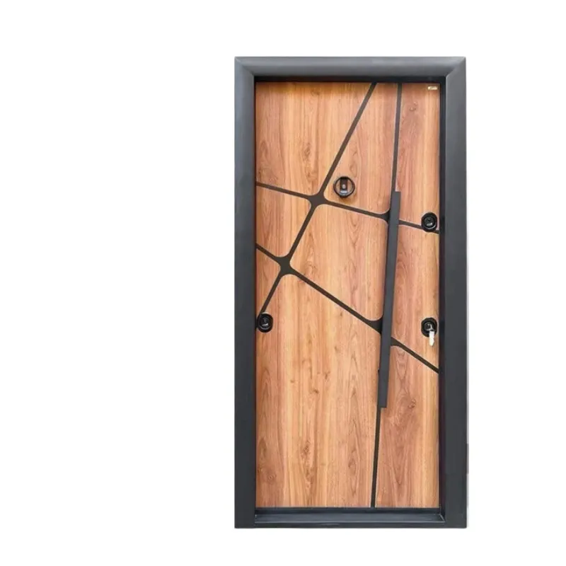 Home Security Project - Puerta de Entrada de Hierro Antirrobo,