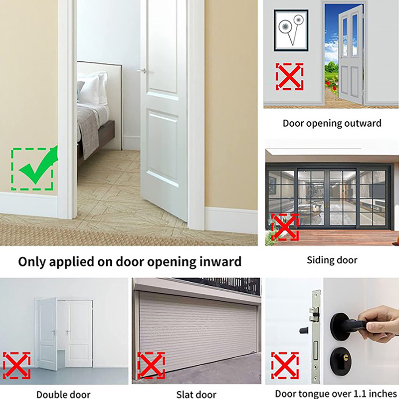 1PC Bloqueador de Puerta de Se - Home Security Jammers reseña y precio
