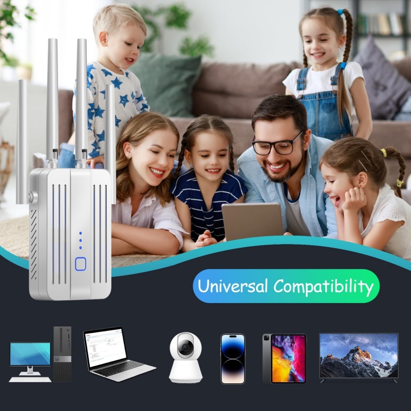 Extensor repetidor WiFi de 120 - Home Security And Internet reseña y precio