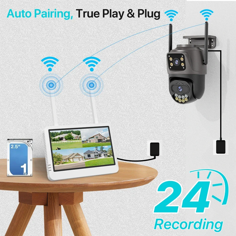 Kit de seguridad WiFi de 5MP c - Home Security And Monitoring reseña y precio