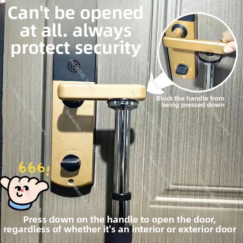 Barra de tope de puerta portát - Home Security Jammers reseña y precio