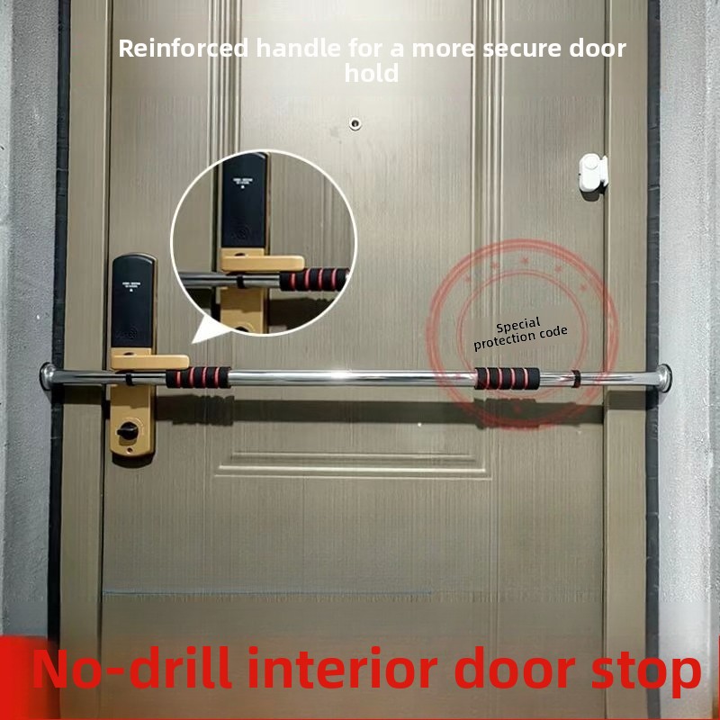 Barra de tope de puerta portát - Home Security Jammers reseña y precio