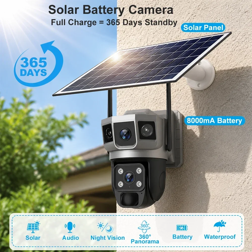 Cámara V380 4K con 3 Pantallas - Home Security Company reseña y precio