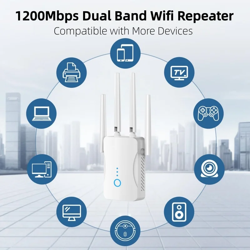 Repetidor WiFi de Doble Banda  - Home Security And Internet reseña y precio