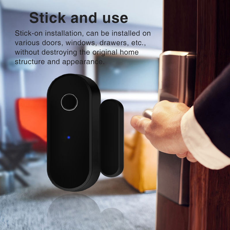 Tuya-Sensor de puerta intelige - Home Security Company reseña y precio
