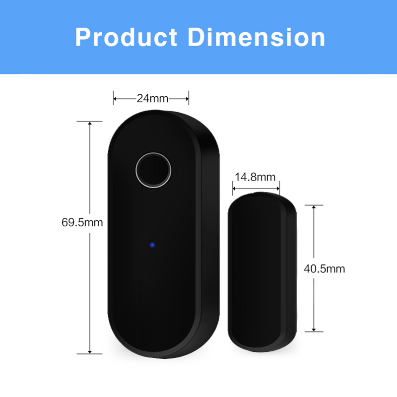 Tuya-Sensor de puerta intelige - Home Security Company reseña y precio