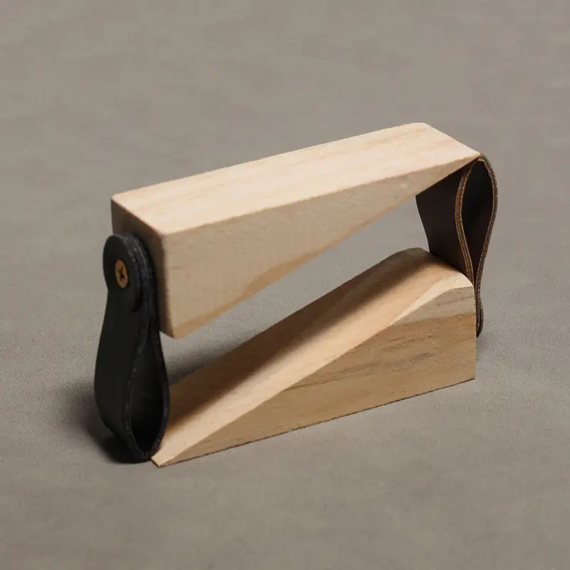Tope de puerta de madera maciz - Home Security Jammers reseña y precio