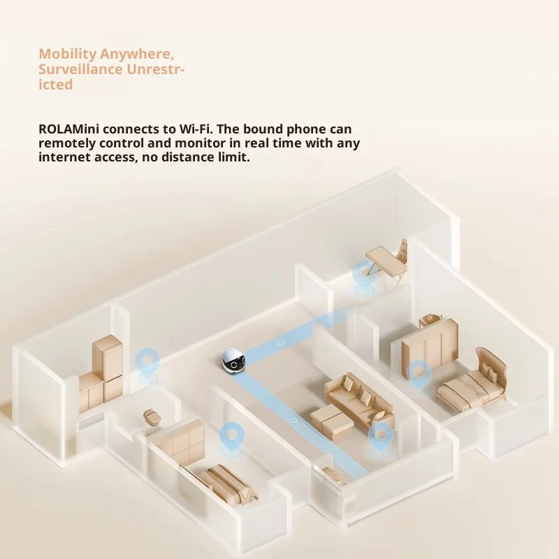 Enabot ROLA Mini Robot intelig - Home Security And Monitoring reseña y precio
