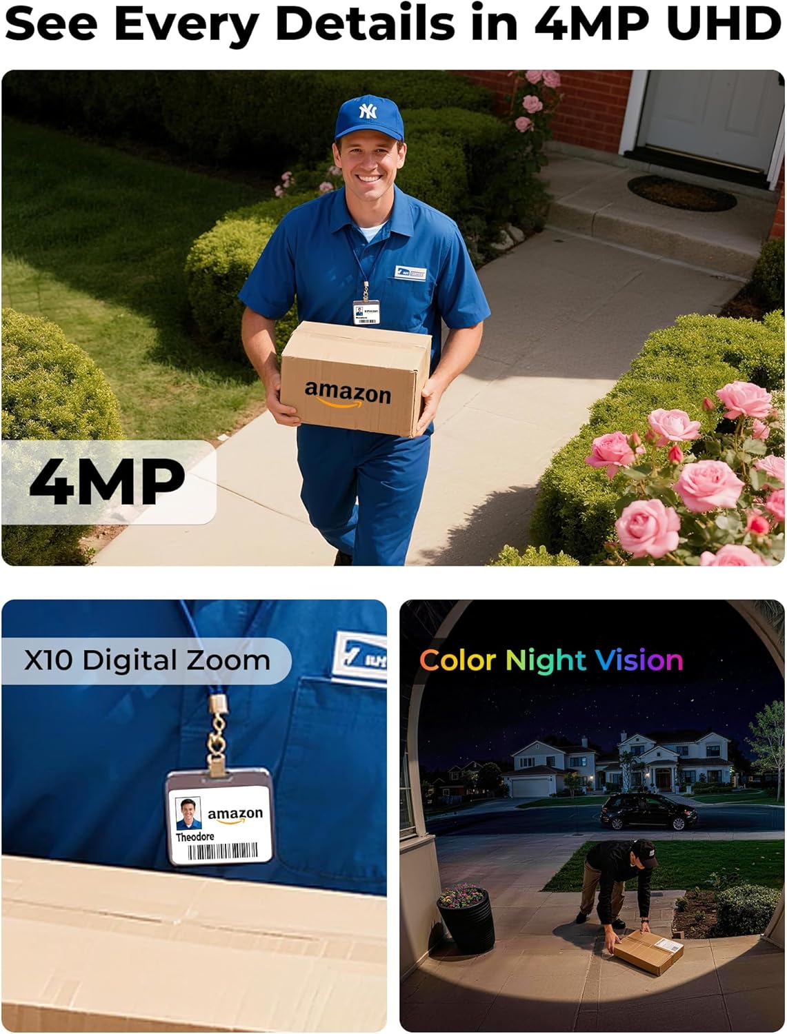 Cámaras de Seguridad Inalámbri - Home Security No Subscription reseña y precio