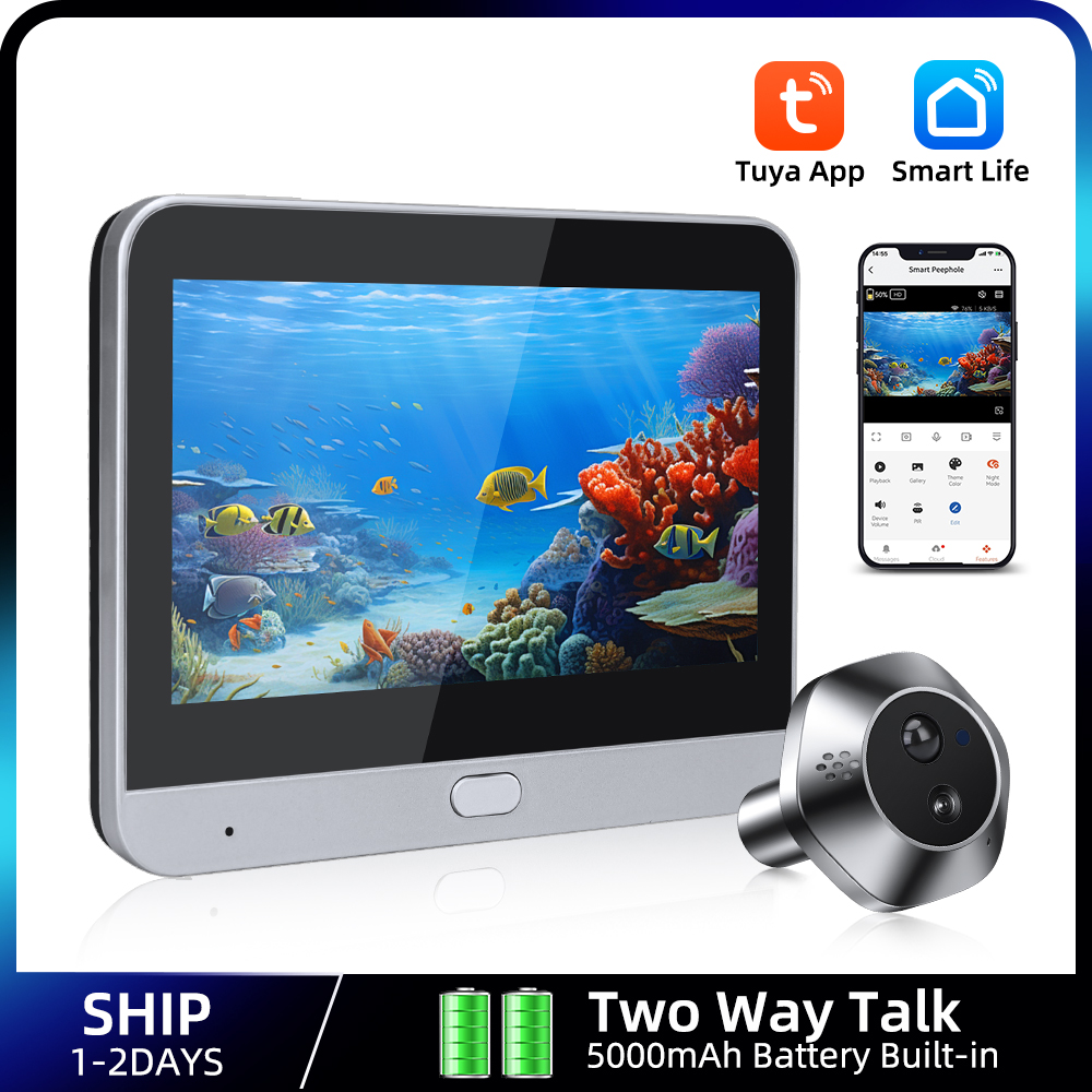 1080P WiFi mirilla Tuya mirill - Home Security La reseña y precio