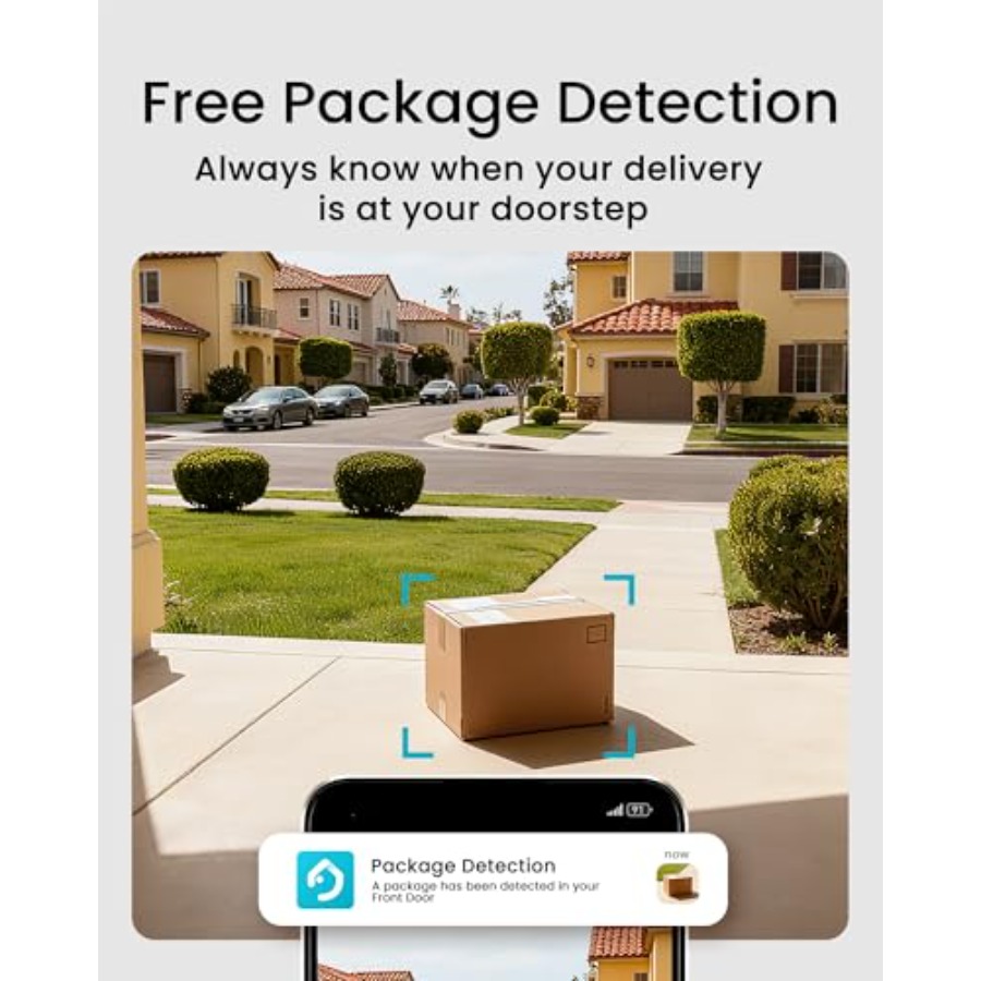 Cámara de timbre inalámbrica p - Home Security No Subscription reseña y precio