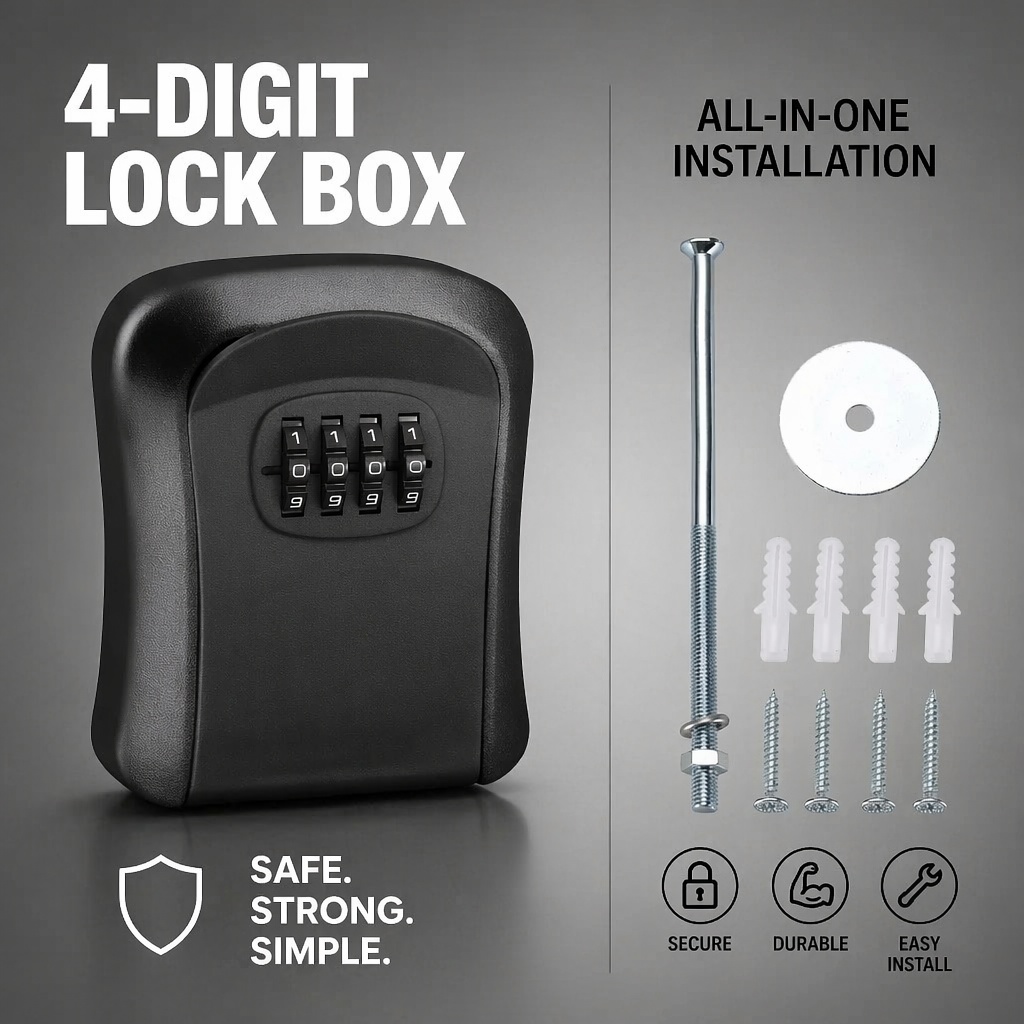 Caja de almacenamiento de llav - Home Security Officer reseña y precio